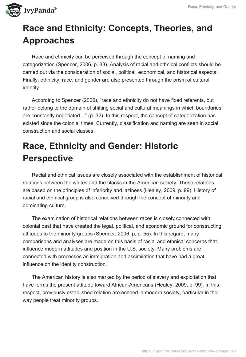 Race, Ethnicity, and Gender. Page 2