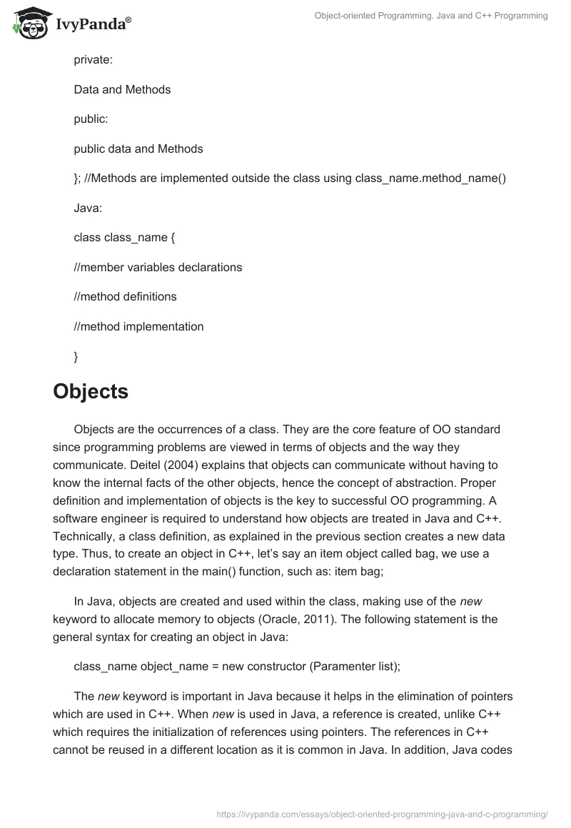 Object-oriented Programming. Java and C++ Programming. Page 2