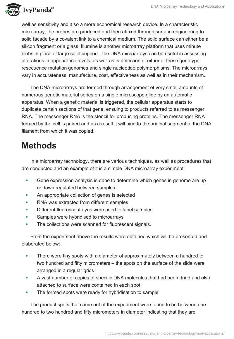 DNA Microarray Technology and Applications. Page 3