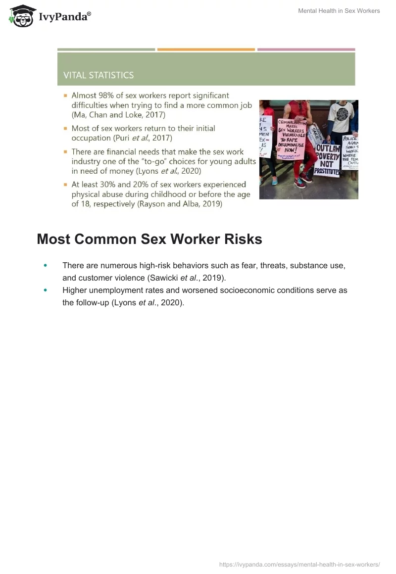 Mental Health in Sex Workers. Page 3