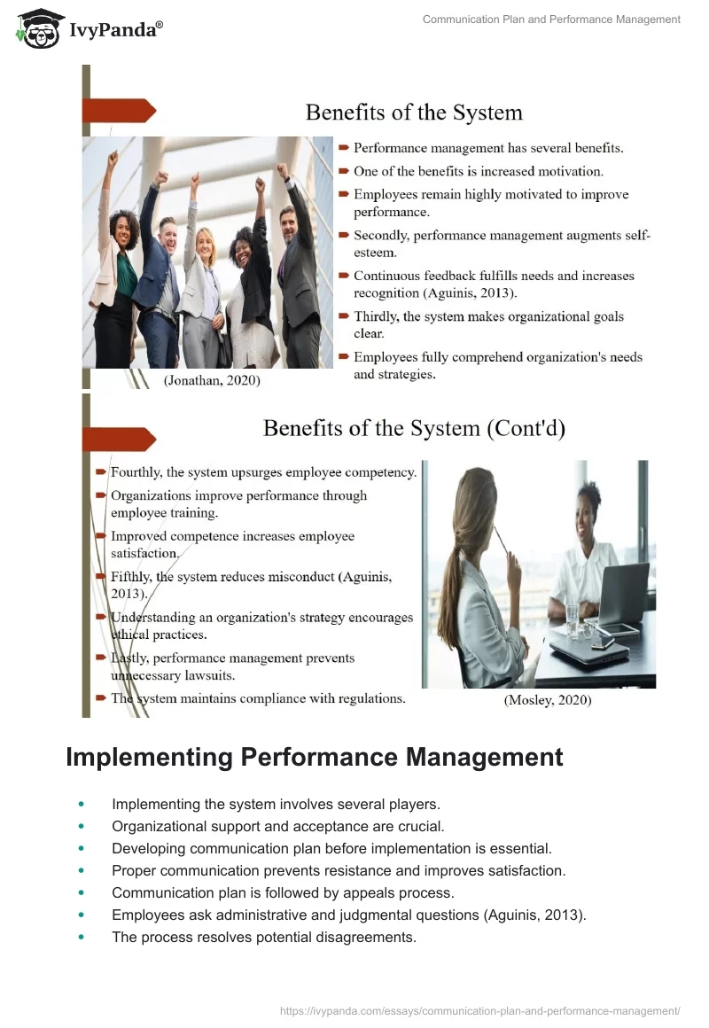 Communication Plan and Performance Management. Page 5