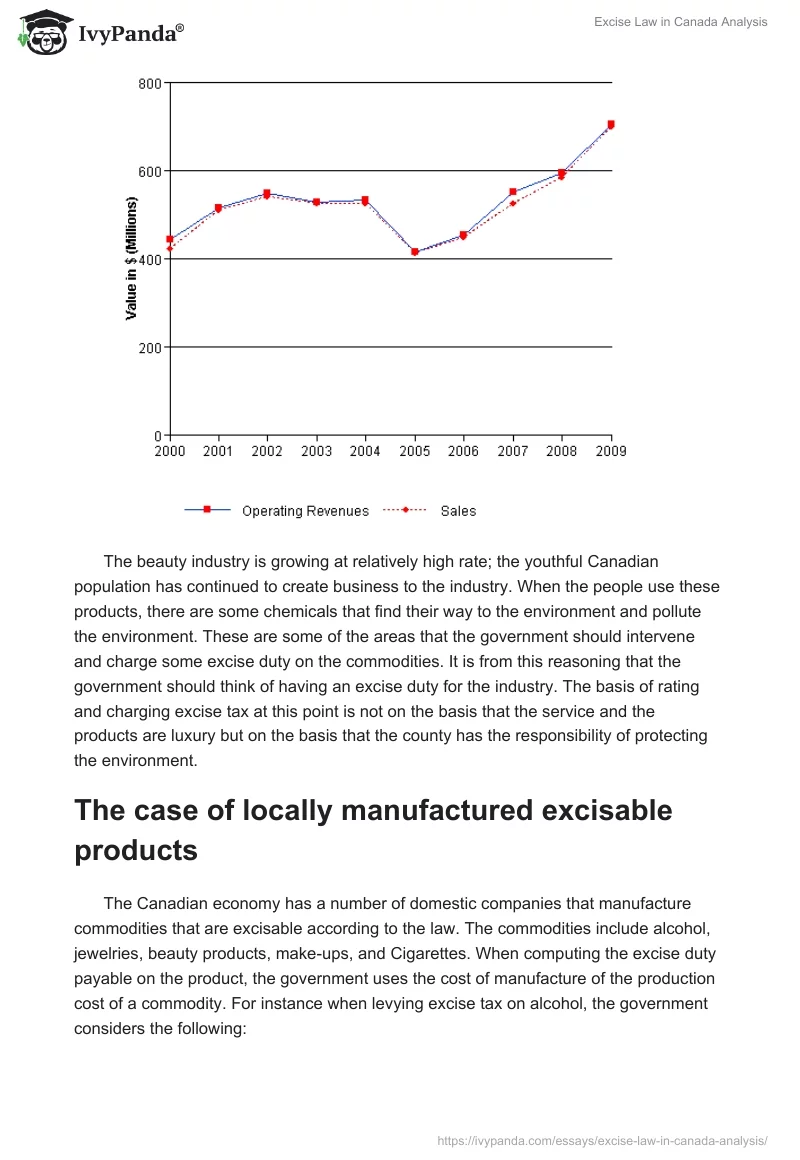 Excise Law in Canada Analysis. Page 4