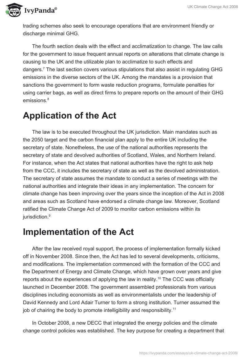 UK Climate Change Act 2008. Page 4
