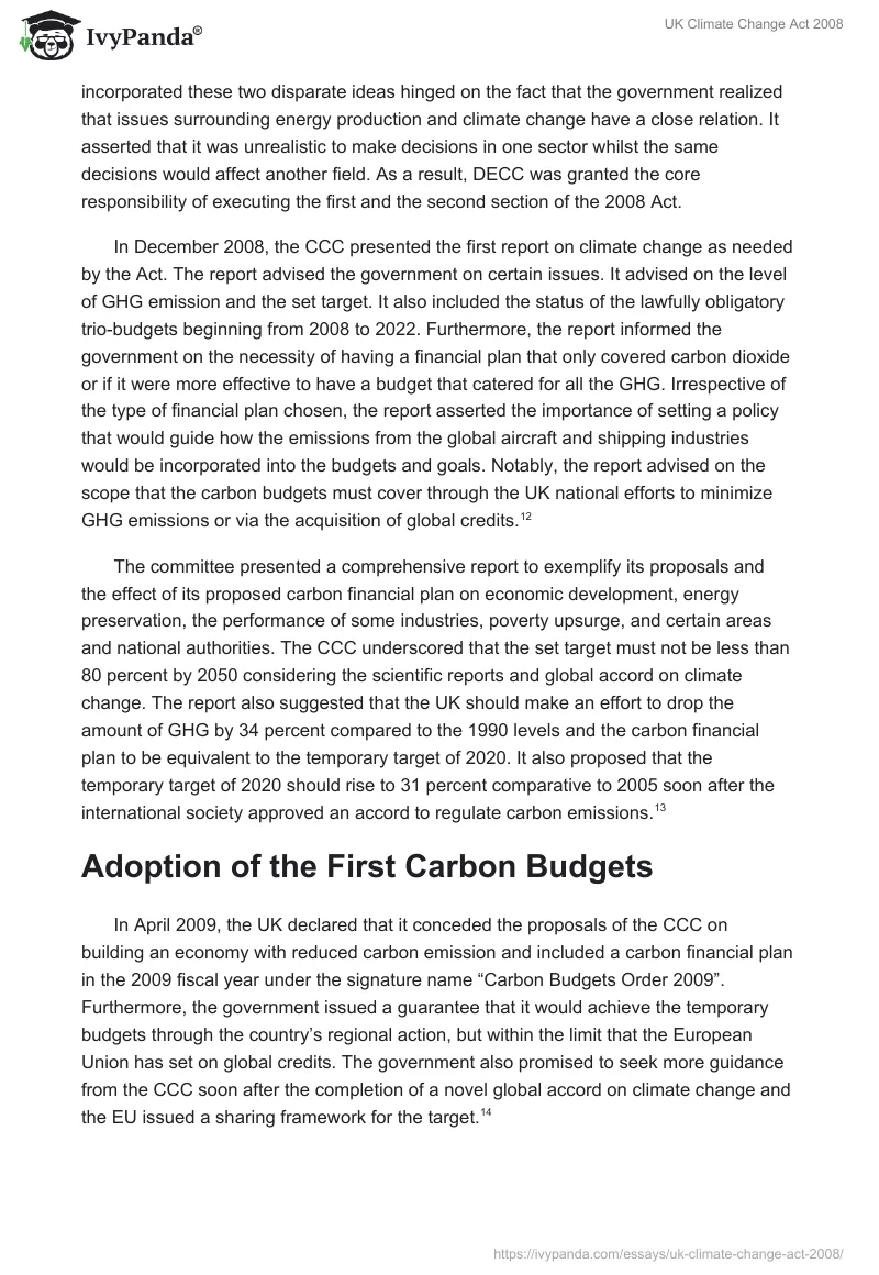 UK Climate Change Act 2008. Page 5