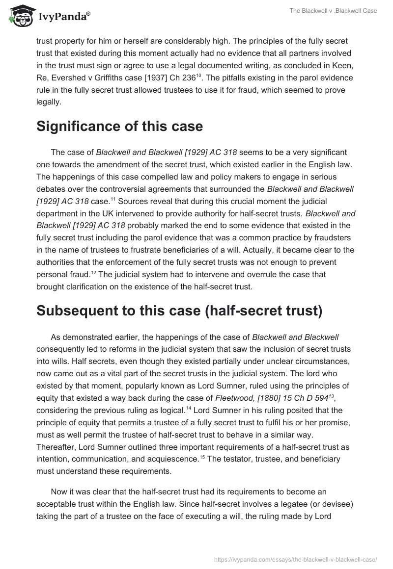 The Blackwell v .Blackwell Case. Page 4