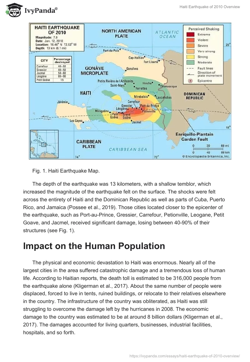 Haiti Earthquake of 2010 Overview. Page 2