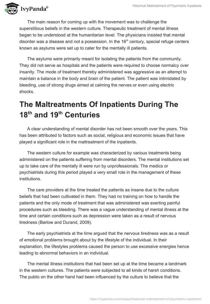 Historical Maltreatment of Psychiatric Inpatients. Page 2
