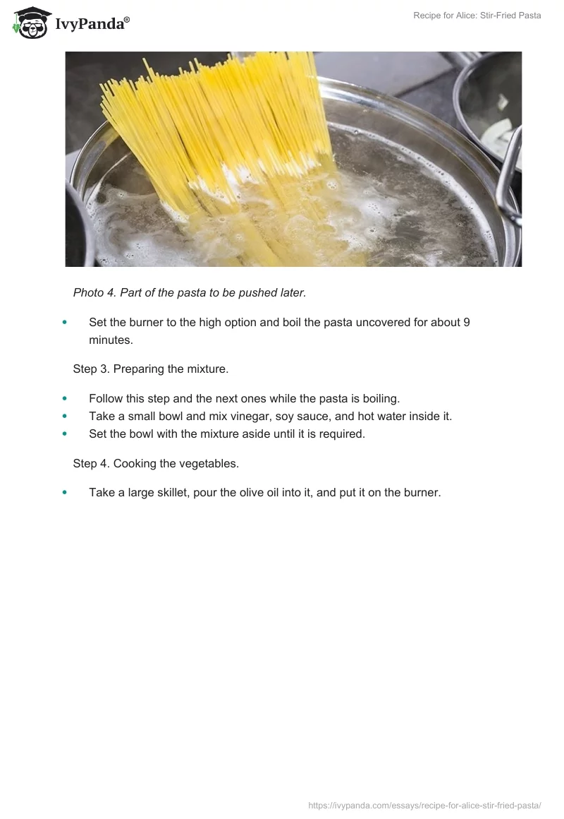 Recipe for Alice: Stir-Fried Pasta. Page 5