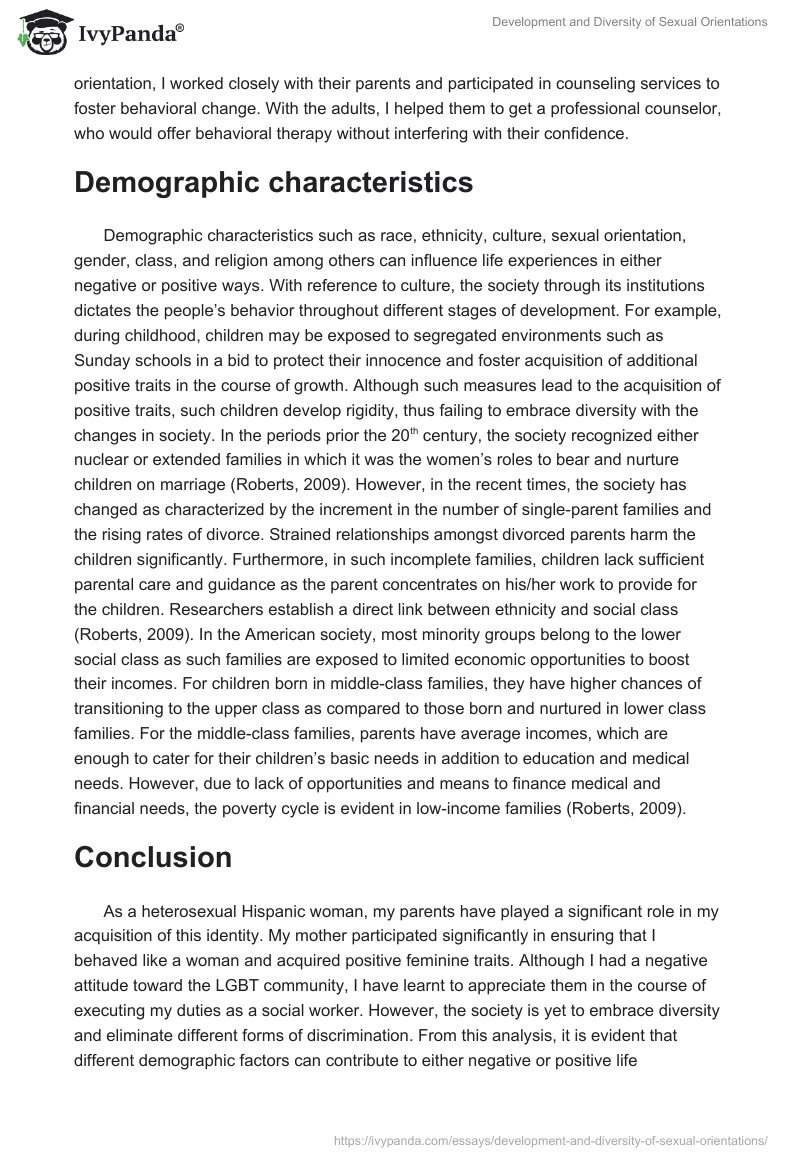 Development and Diversity of Sexual Orientations. Page 5
