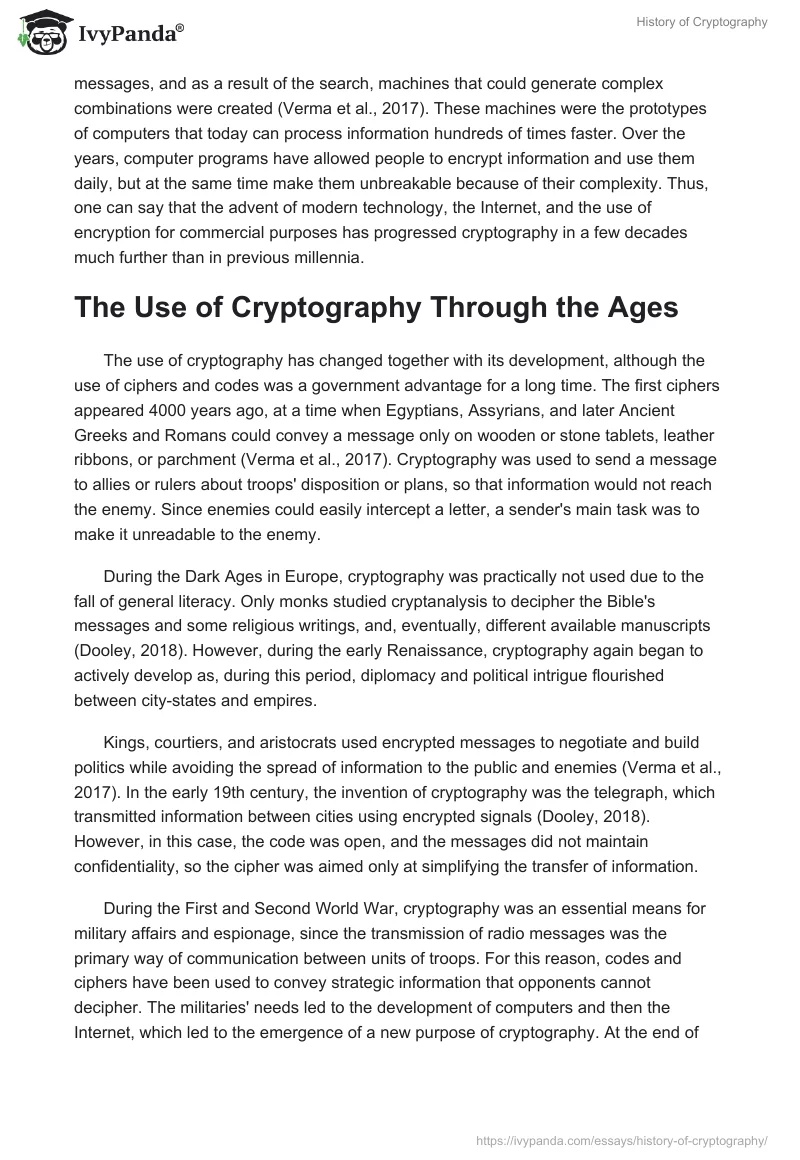 history of cryptography research paper