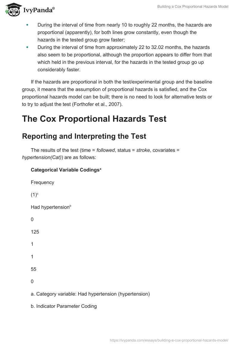 Building a Cox Proportional Hazards Model. Page 3