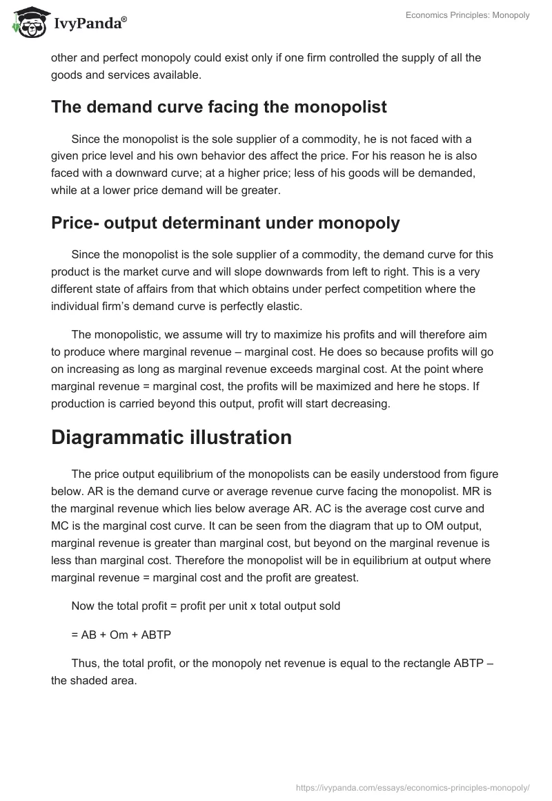 Economics Principles: Monopoly. Page 2