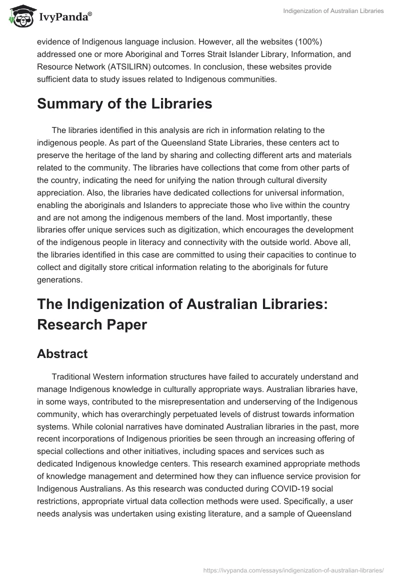 Indigenization of Australian Libraries. Page 3