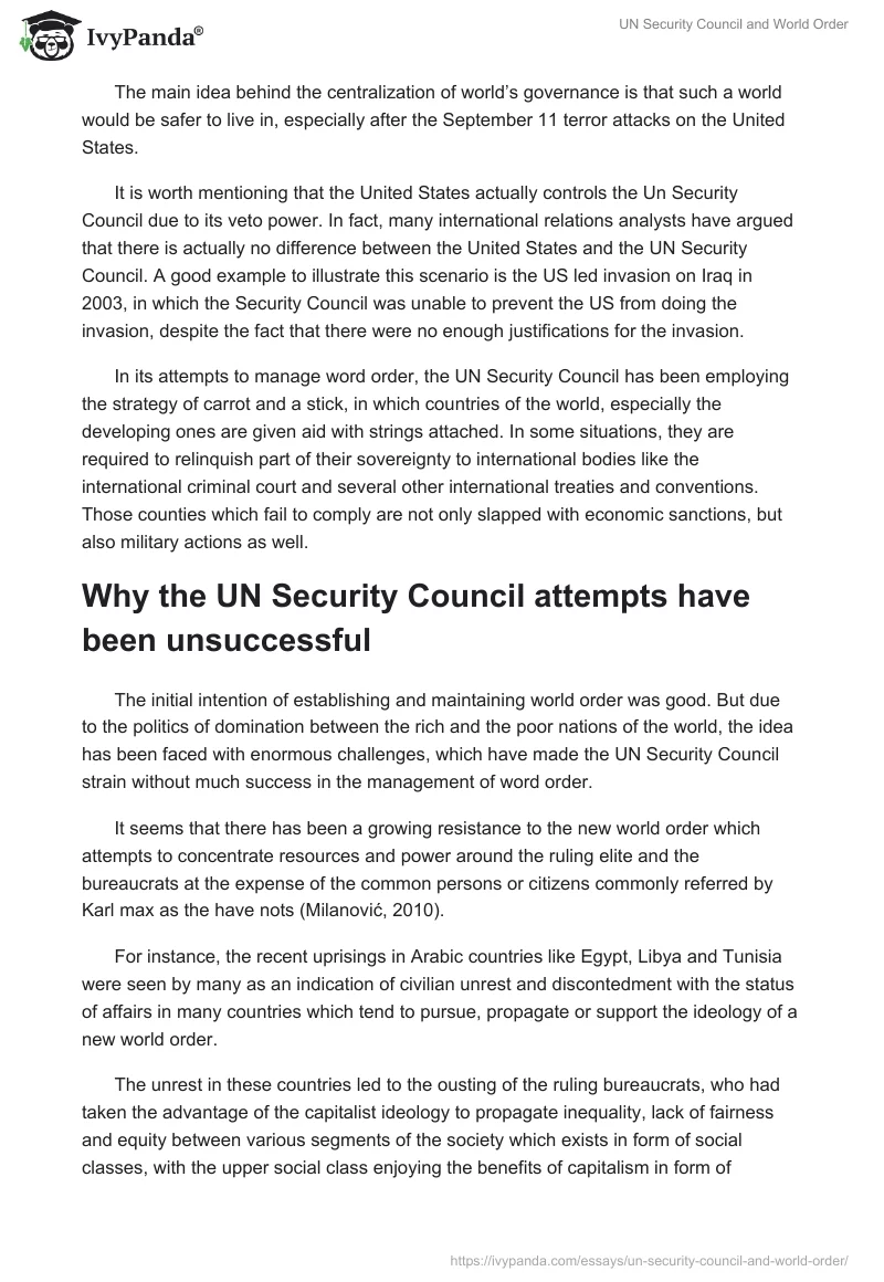 UN Security Council and World Order. Page 2