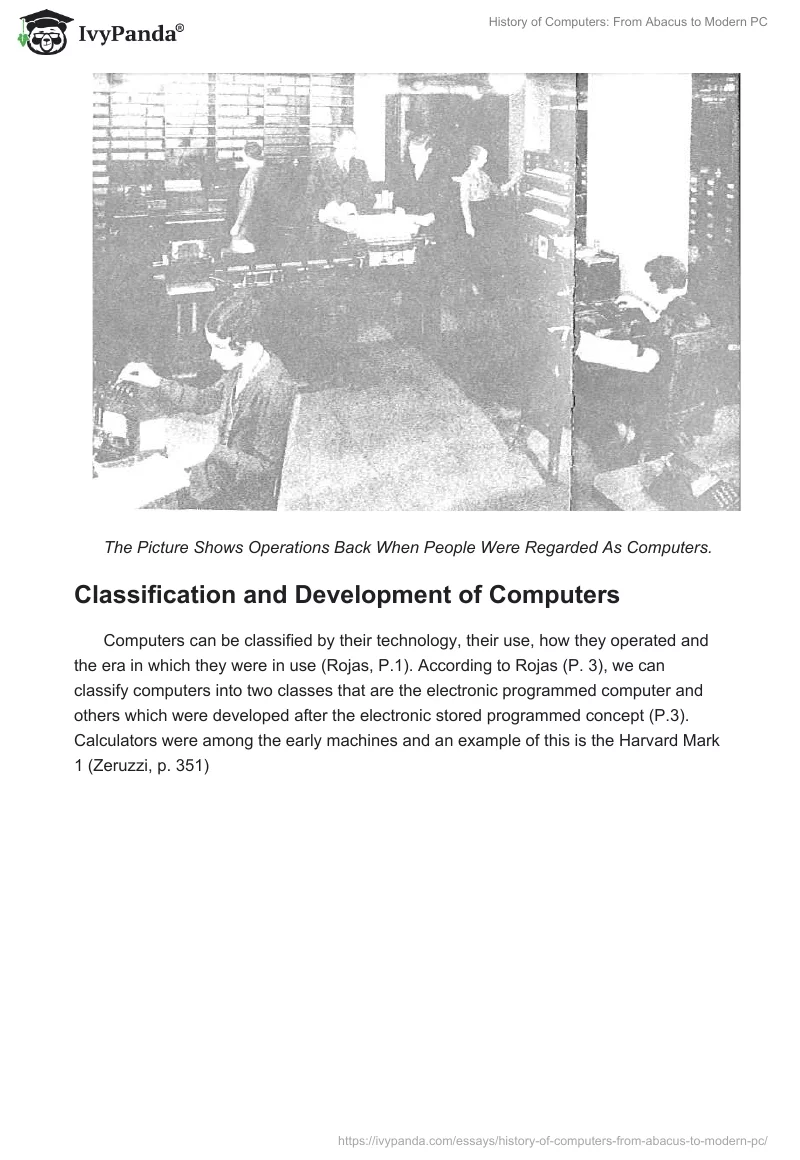 History of Computers: From Abacus to Modern PC. Page 2
