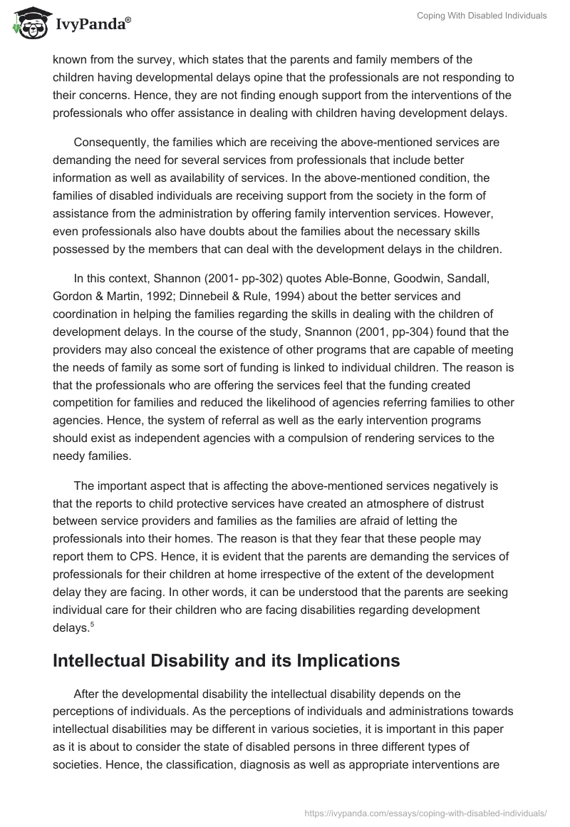 Coping With Disabled Individuals. Page 4