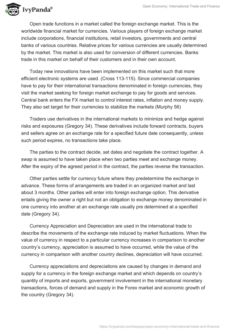 Open Economy: International Trade and Finance. Page 2