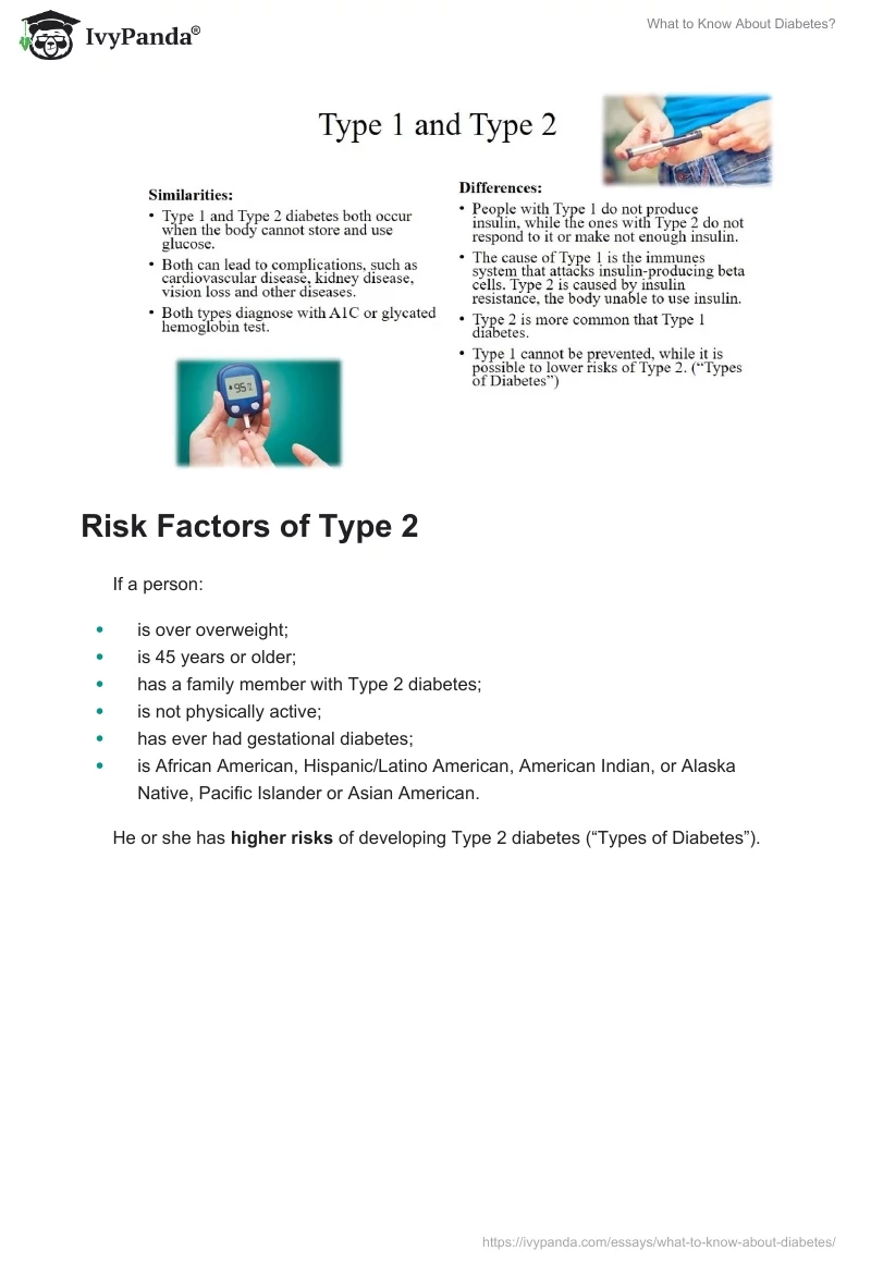 What to Know About Diabetes?. Page 5