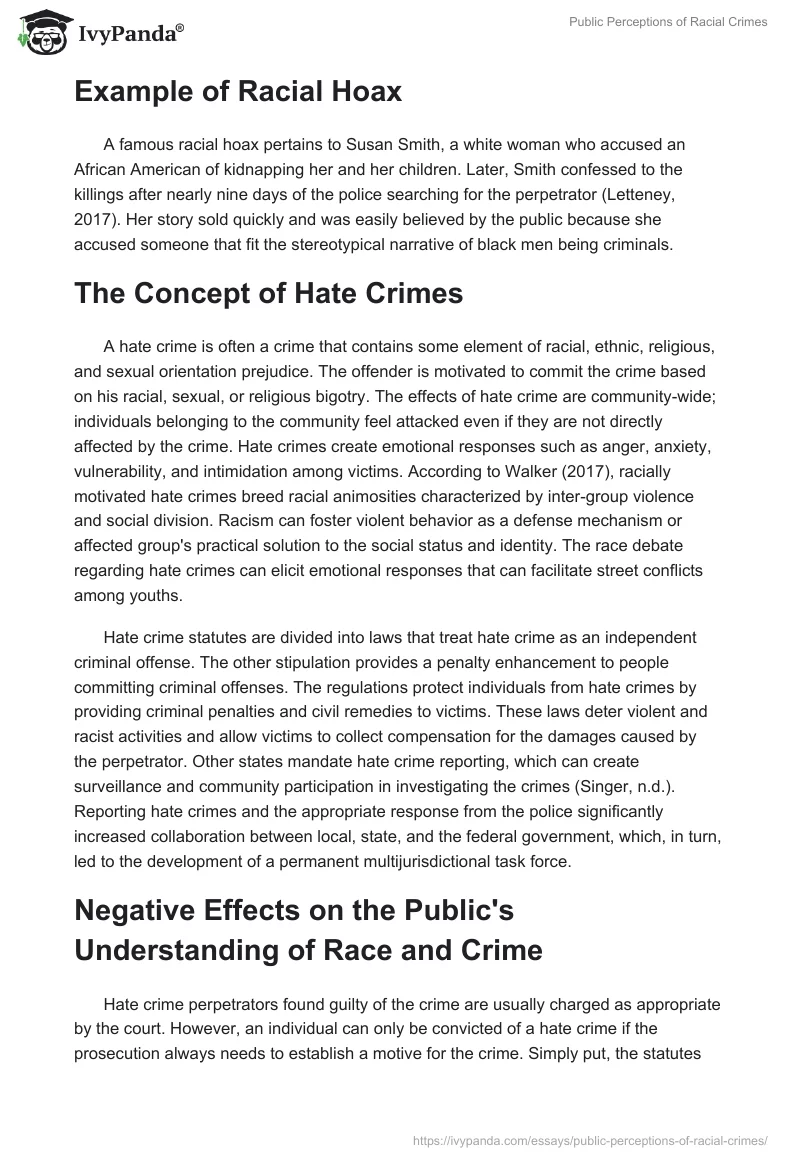 Public Perceptions of Racial Crimes. Page 4