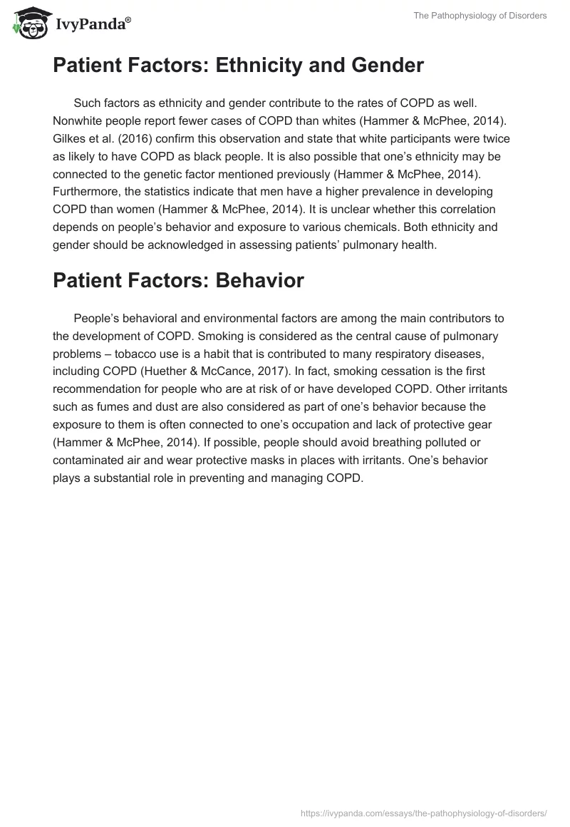 The Pathophysiology of Disorders. Page 3