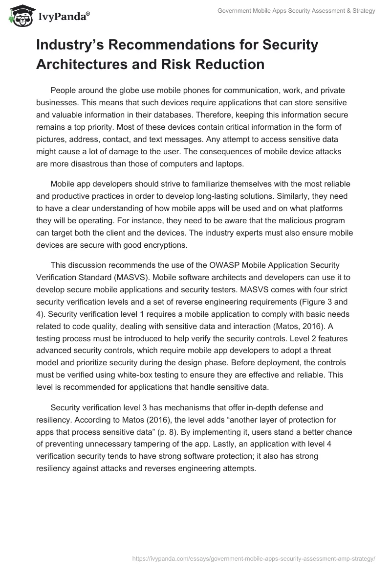 Government Mobile Apps Security Assessment & Strategy. Page 5