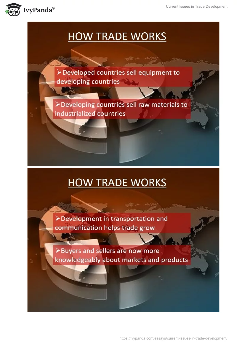 Current Issues in Trade Development. Page 5