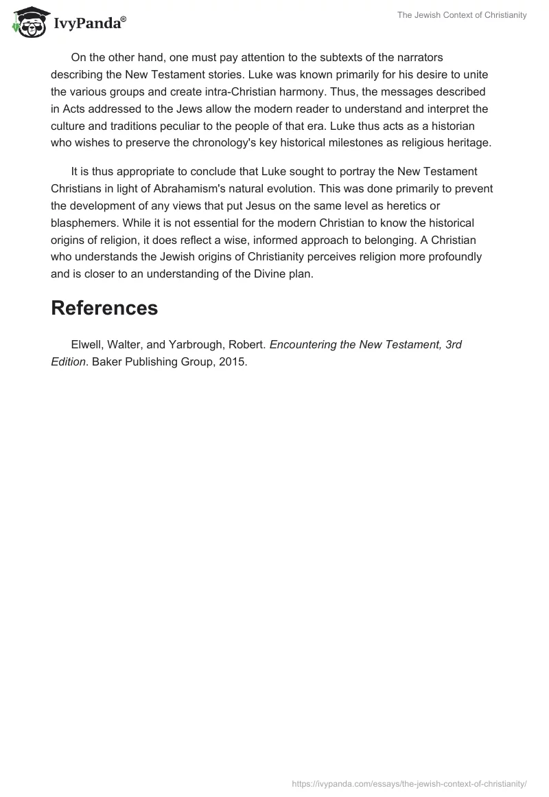 The Jewish Context of Christianity. Page 2