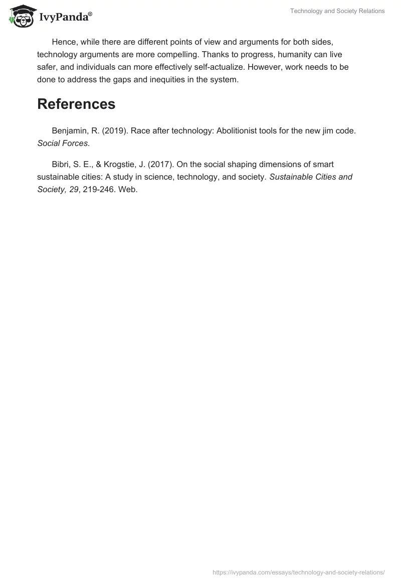 Technology and Society Relations. Page 2