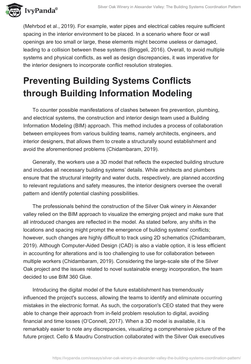 Silver Oak Winery in Alexander Valley: The Building Systems Coordination Pattern. Page 5