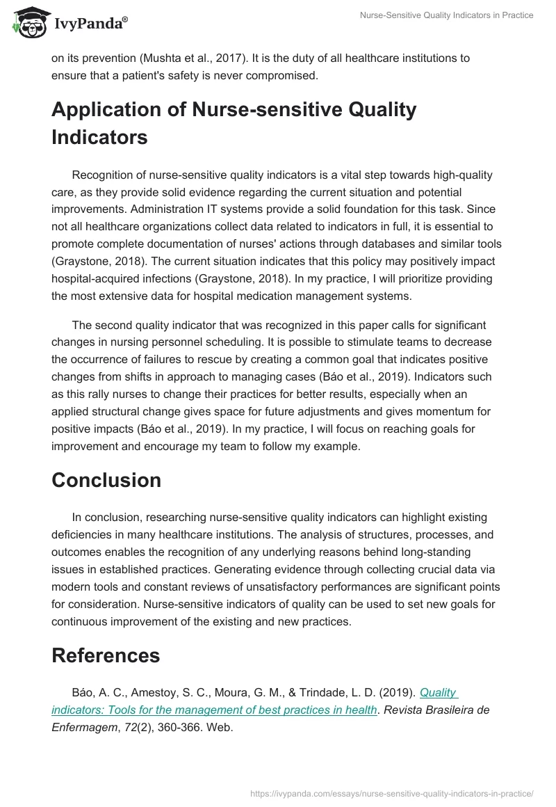 Nurse-Sensitive Quality Indicators in Practice. Page 2