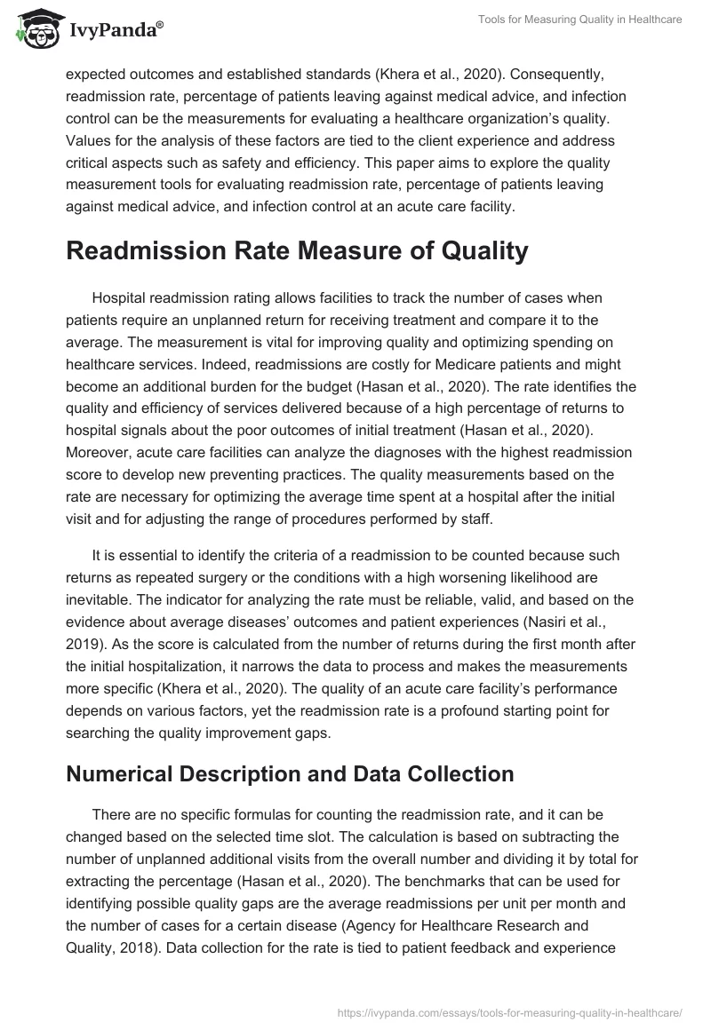 Tools for Measuring Quality in Healthcare. Page 2
