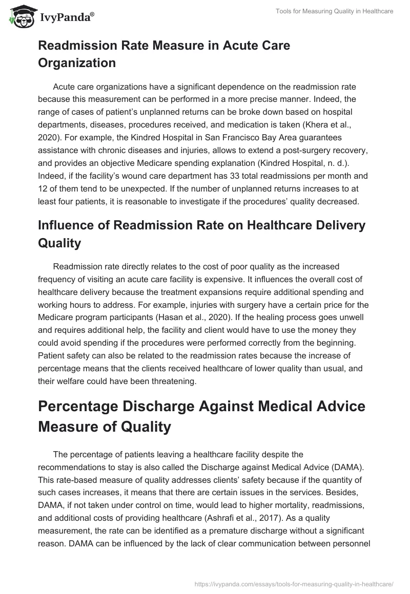 Tools for Measuring Quality in Healthcare. Page 4
