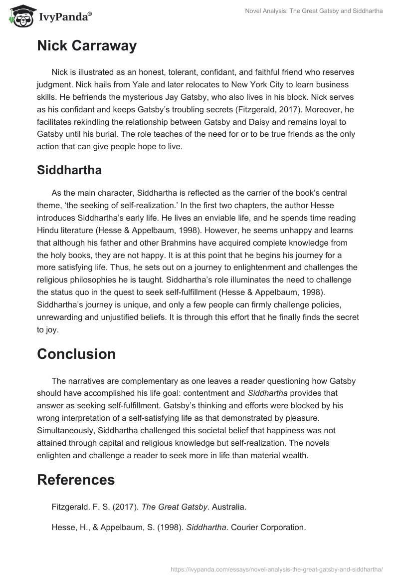siddhartha essays