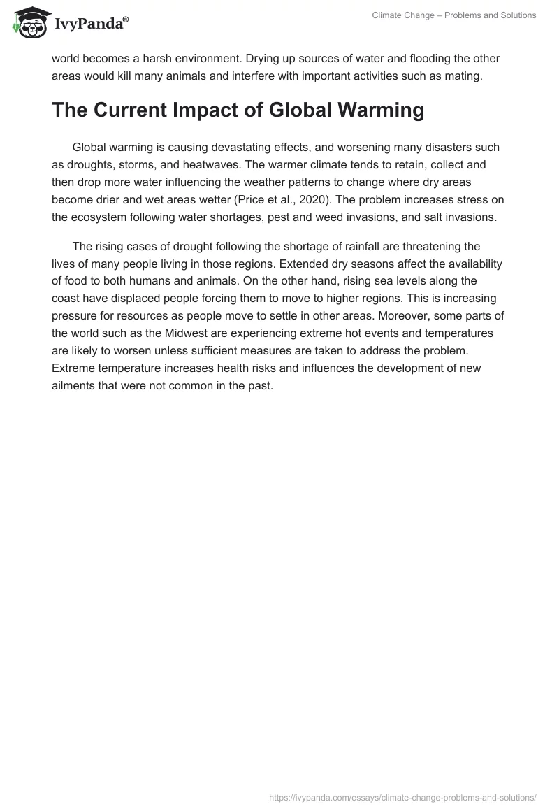 Climate Change – Problems and Solutions. Page 2