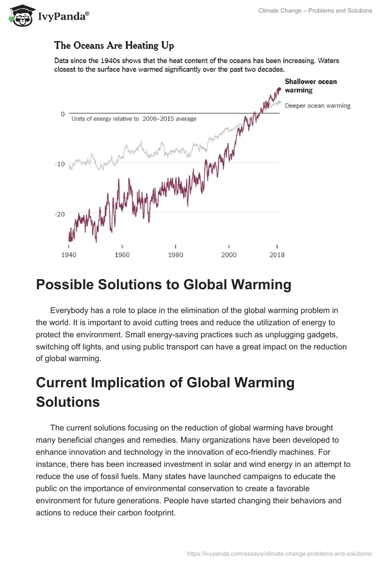Climate Change – Problems and Solutions. Page 3