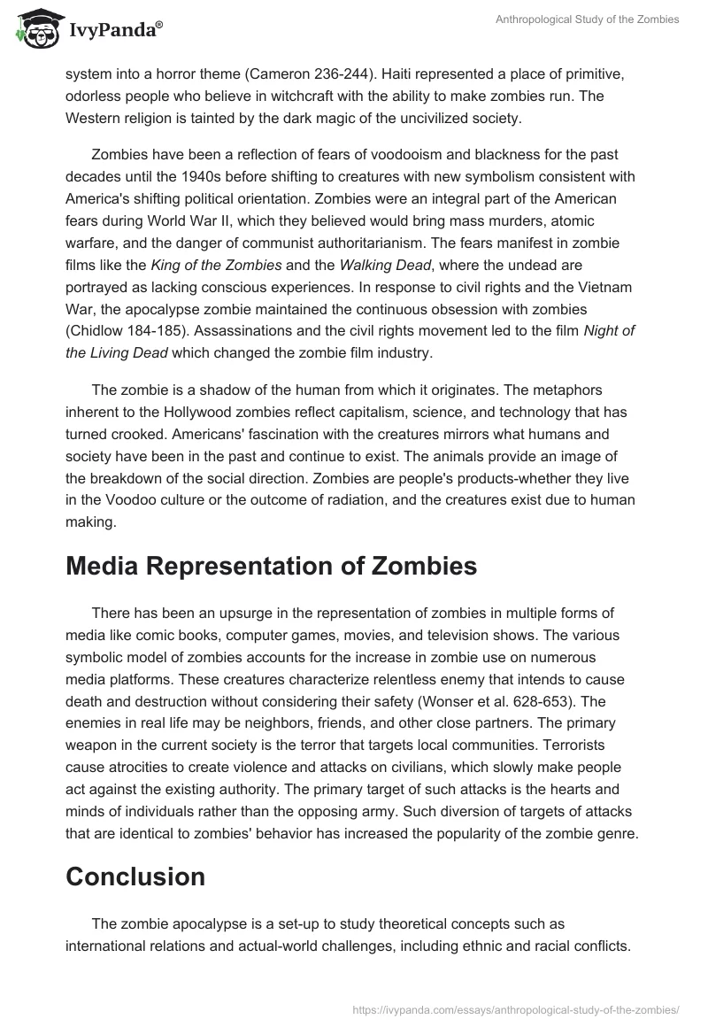 Anthropological Study of the Zombies. Page 3