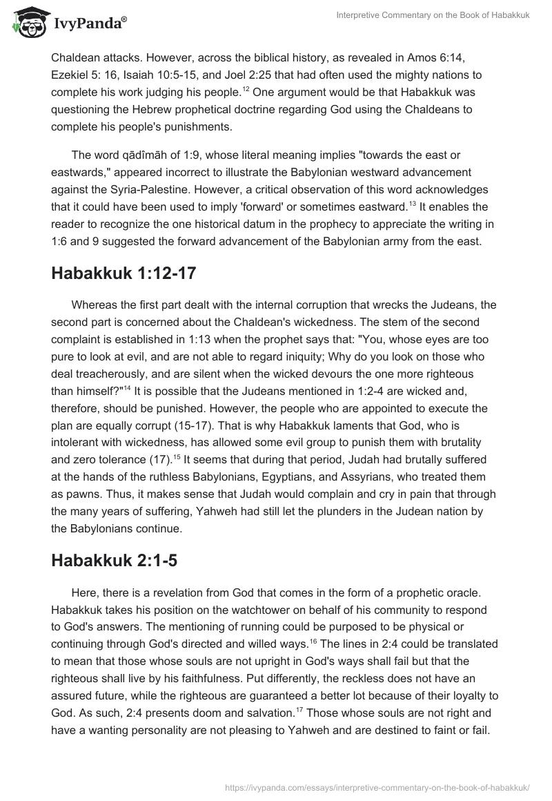 Interpretive Commentary on the Book of Habakkuk. Page 3