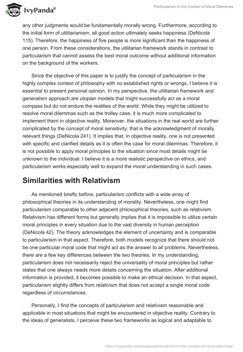 Particularism in the Context of Moral Dilemmas. Page 3