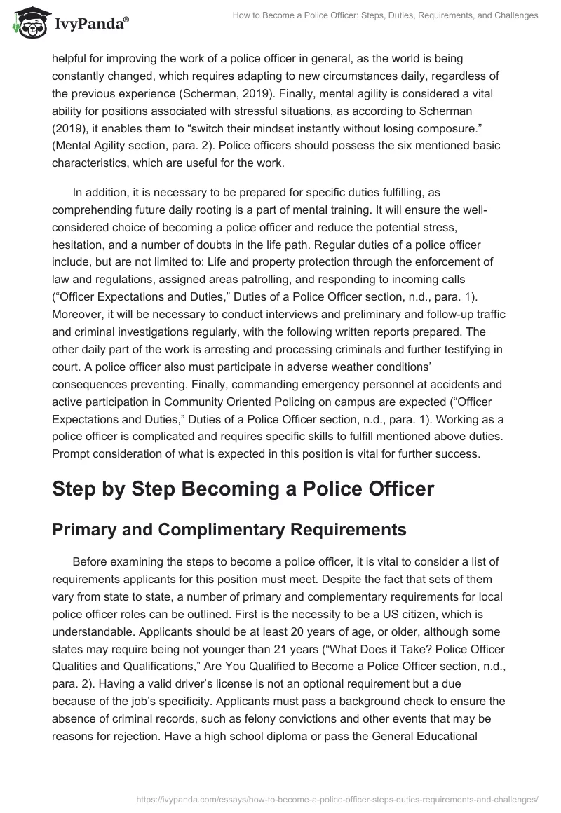 How to Become a Police Officer: Steps, Duties, Requirements, and Challenges. Page 2