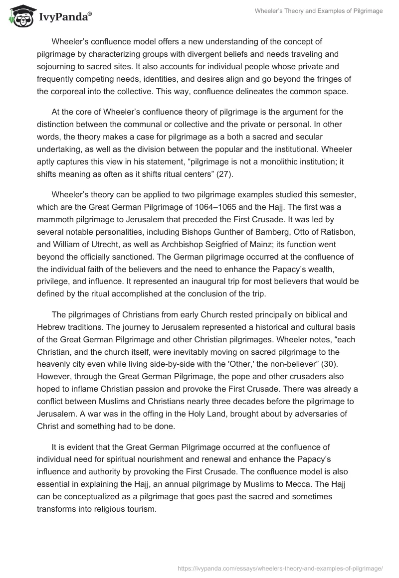 Wheeler’s Theory and Examples of Pilgrimage. Page 2