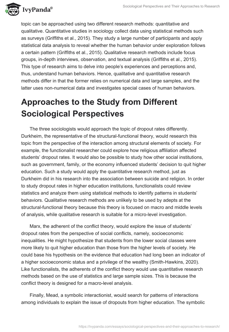 Sociological Perspectives and Their Approaches to Research. Page 3
