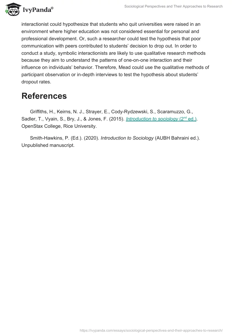 Sociological Perspectives and Their Approaches to Research. Page 4