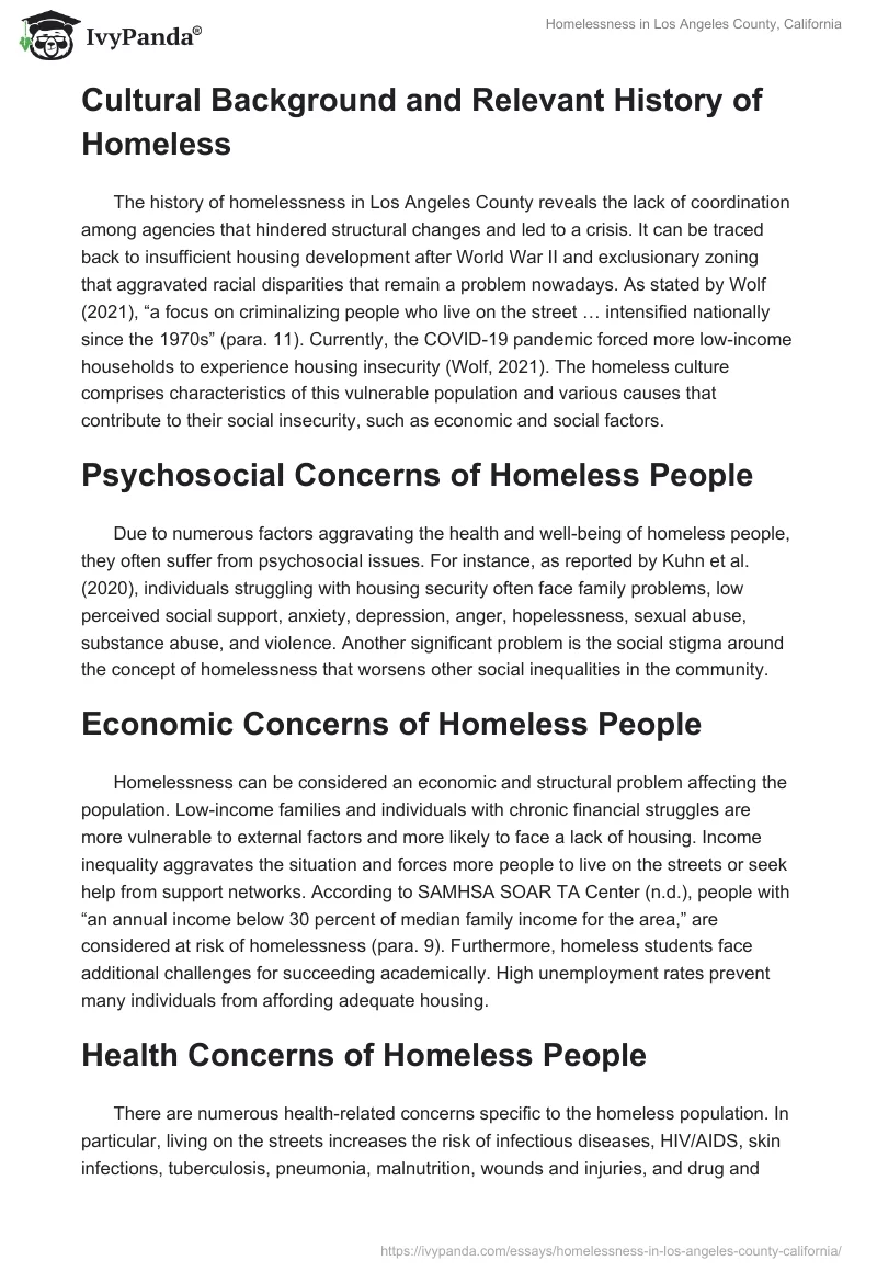 Homelessness in Los Angeles County, California. Page 3