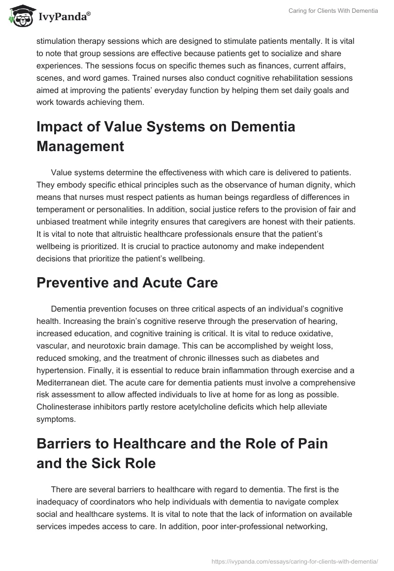 Caring for Clients With Dementia. Page 3