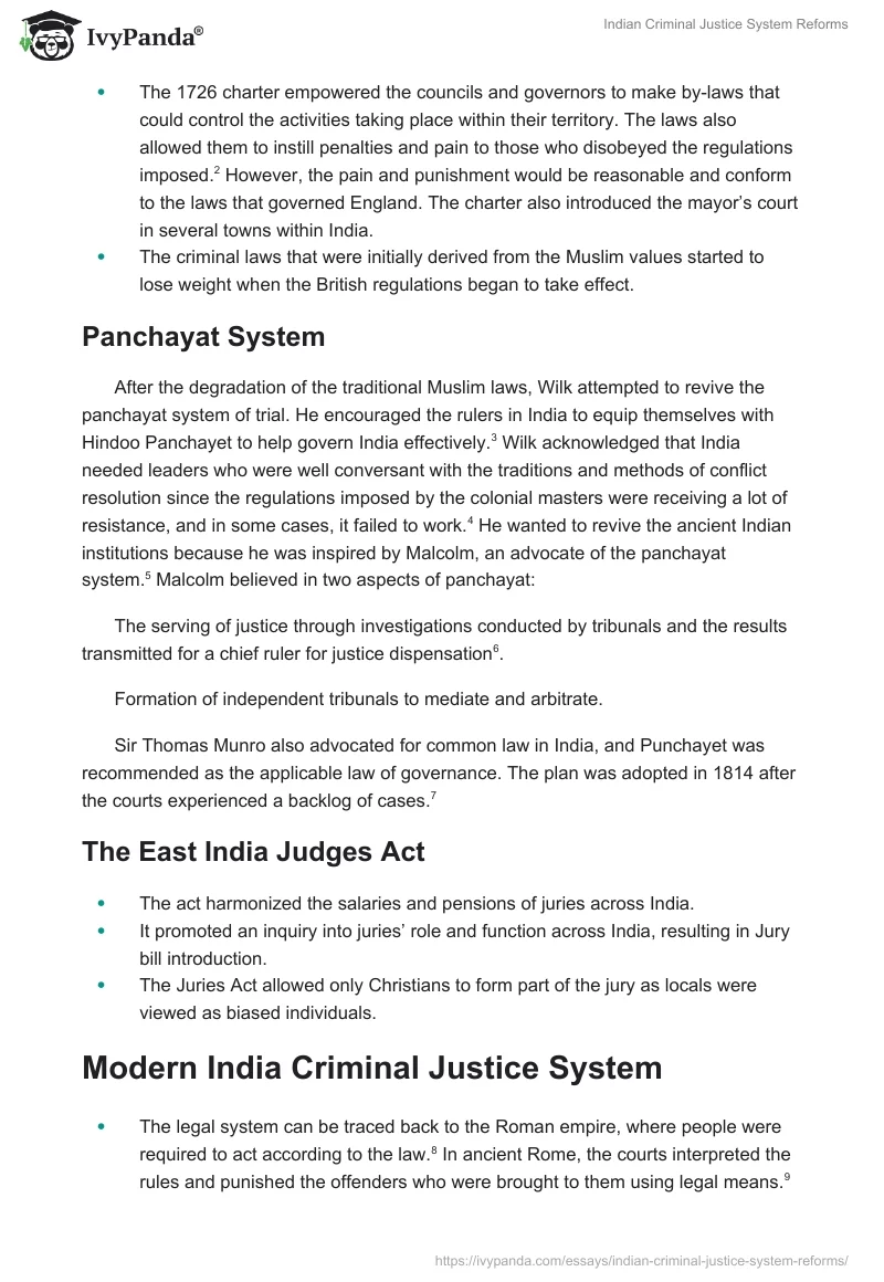 Indian Criminal Justice System Reforms. Page 2