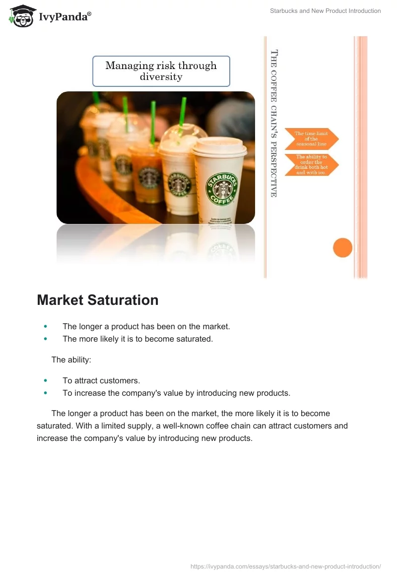 Starbucks and New Product Introduction. Page 5