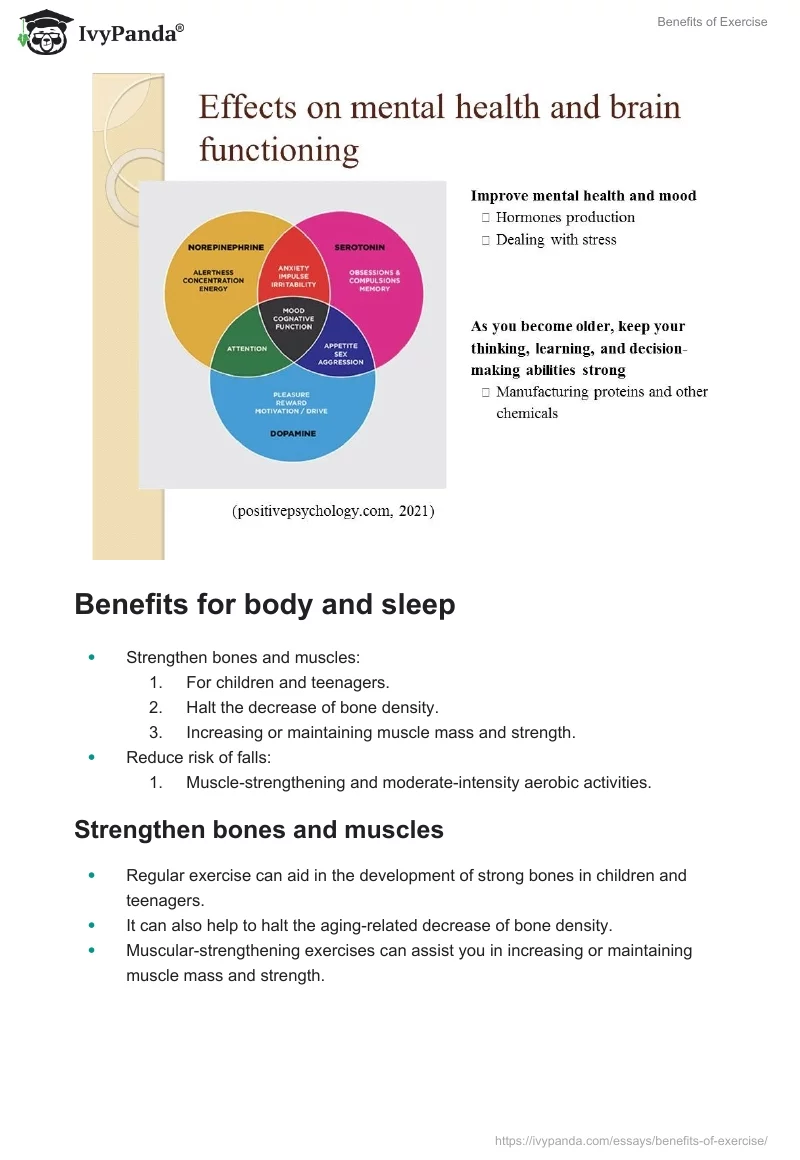 Benefits of Exercise. Page 4