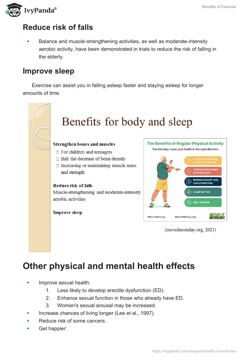 Benefits of Exercise. Page 5