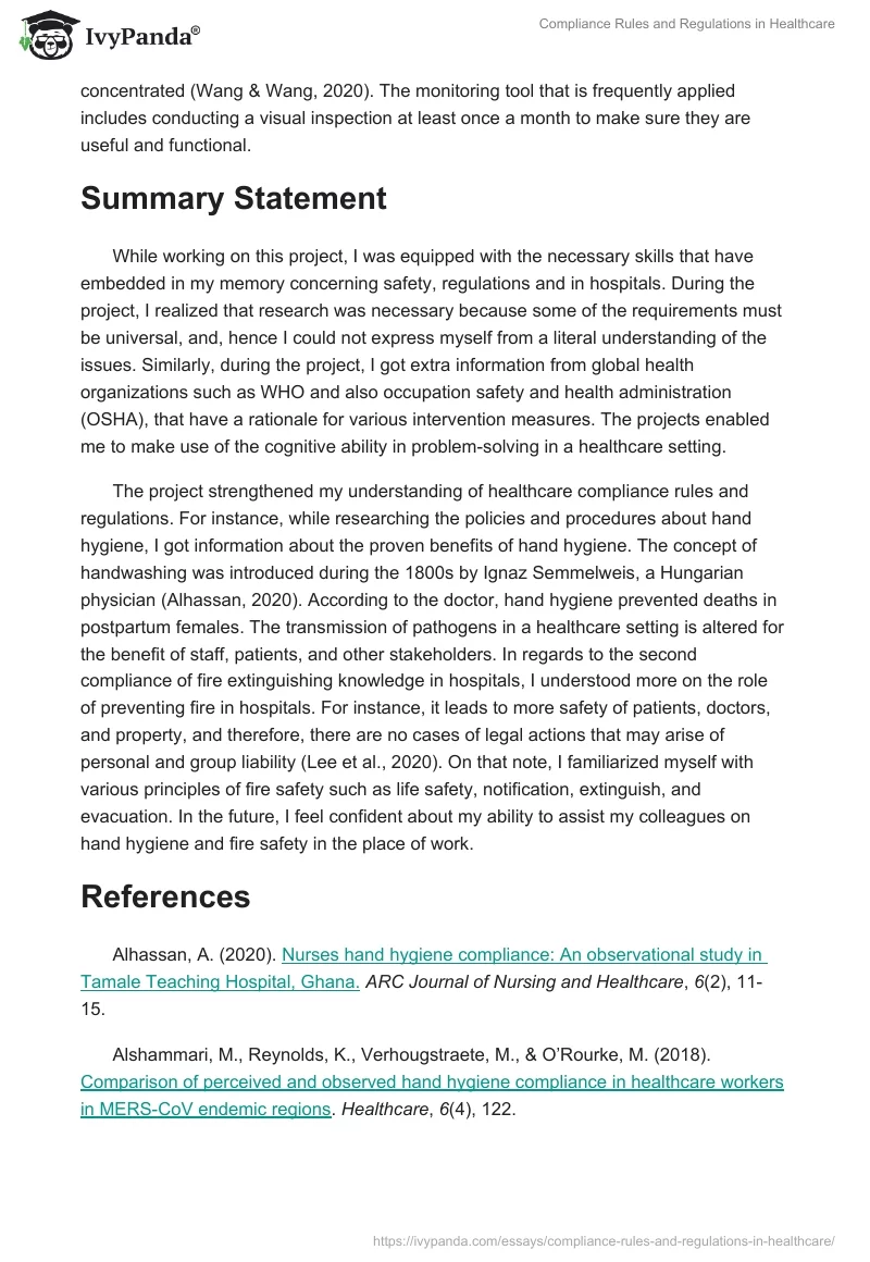 Compliance Rules and Regulations in Healthcare. Page 2