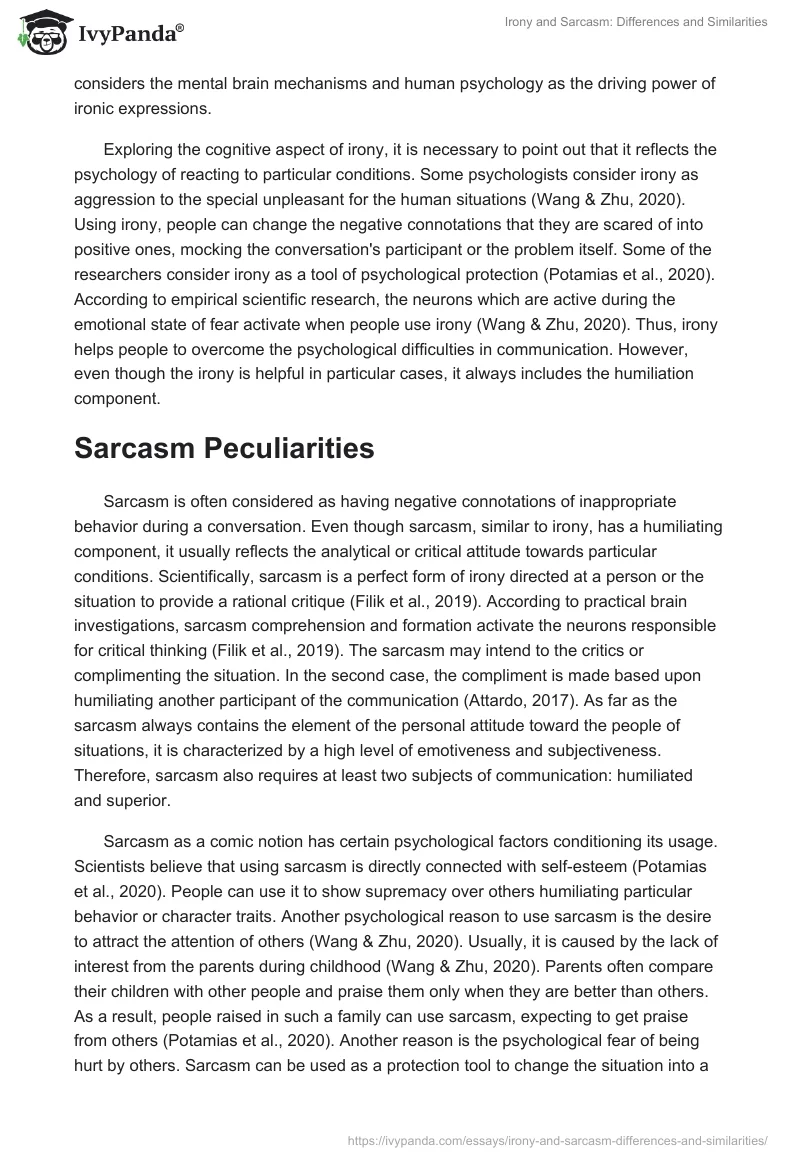 Irony and Sarcasm: Differences and Similarities. Page 2